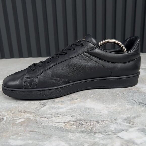 Louis Vuitton Luxembourg Sneaker Embroidered Black Leather 7 LV or 8 US 41 EUR - Picture 6 of 12